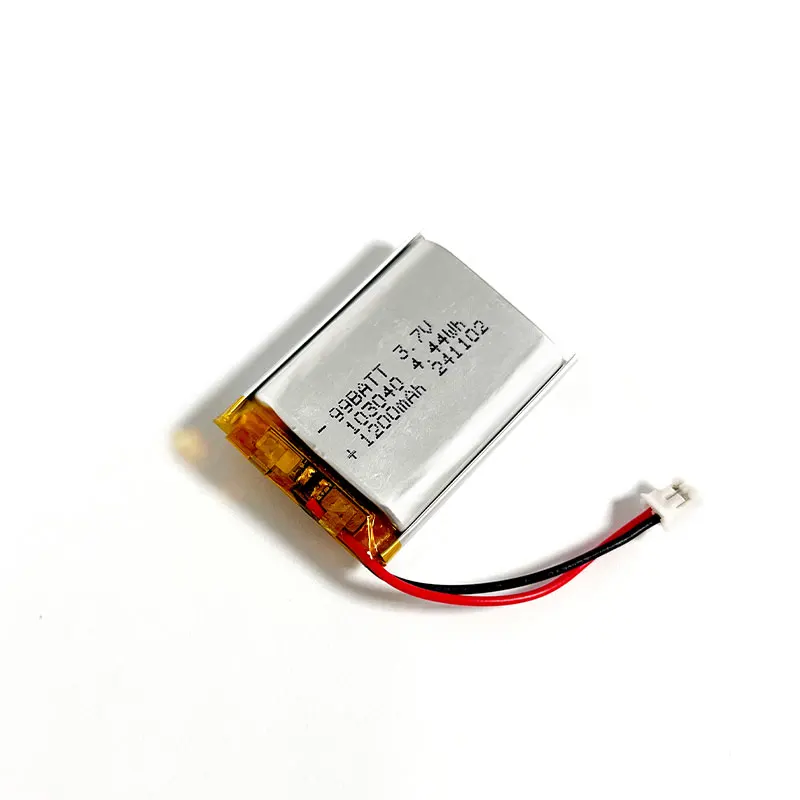 10pcs 3.7V 1200mAh 103040 Lithium Battery 113040 903040 LiPo Li-Polymer for Bluetooth Speaker Massager Purifier Sterilizer Light