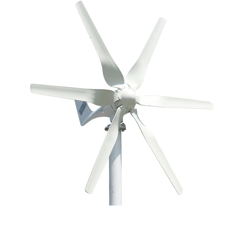 FLYT 800W Wind Turbines for Home Use 12V 24V 48V Small Wind Turbine 0.8kw Generators Household 6 Blades