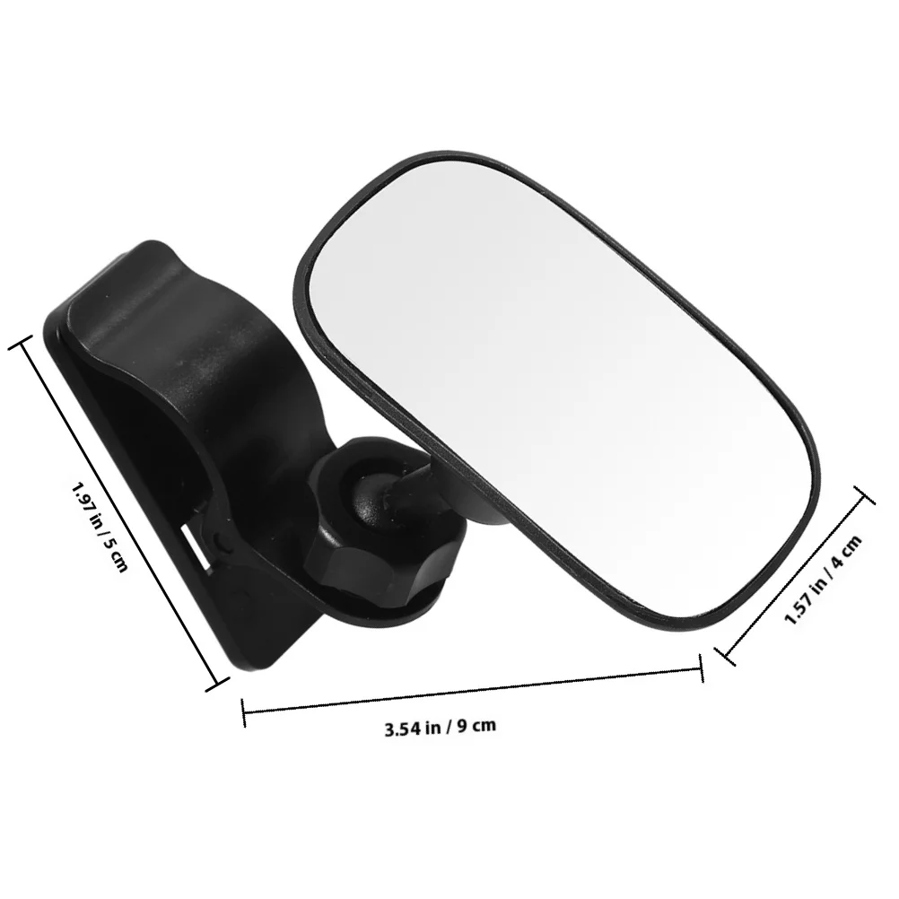 مرآة الرؤية الخلفية للأطفال، زاوية واسعة داخلية عالمية، مشبك قابل للتعديل 360 درجة على مرآة مقعد السيارة لمراقبة الطفل في السيارة #4
