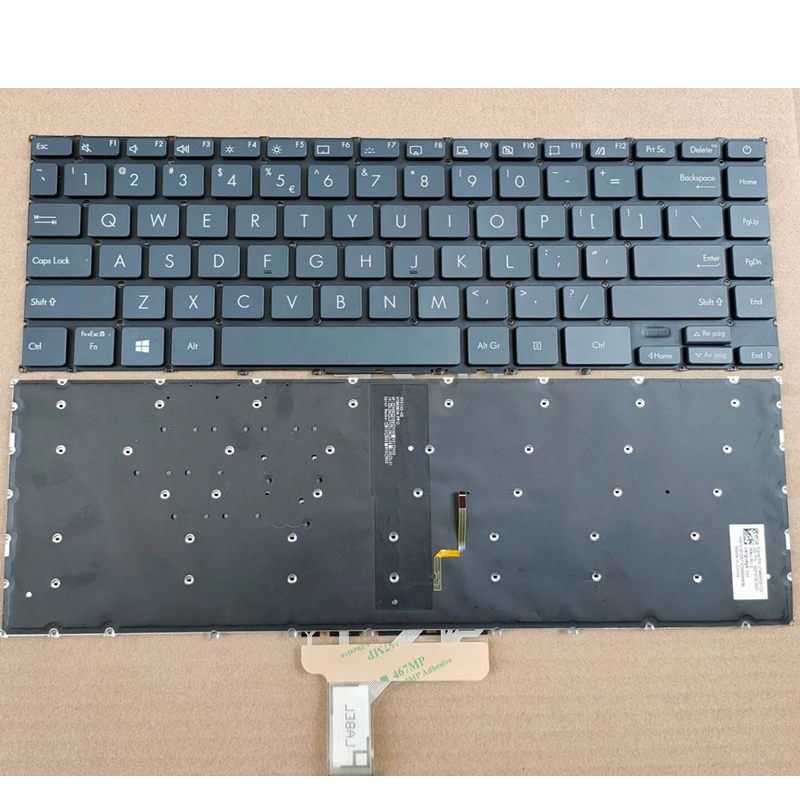

New For Asus ZenBook 13 UX325 UX325E UX325EA U3700 XUXF3000E US Keyboard English With backlit