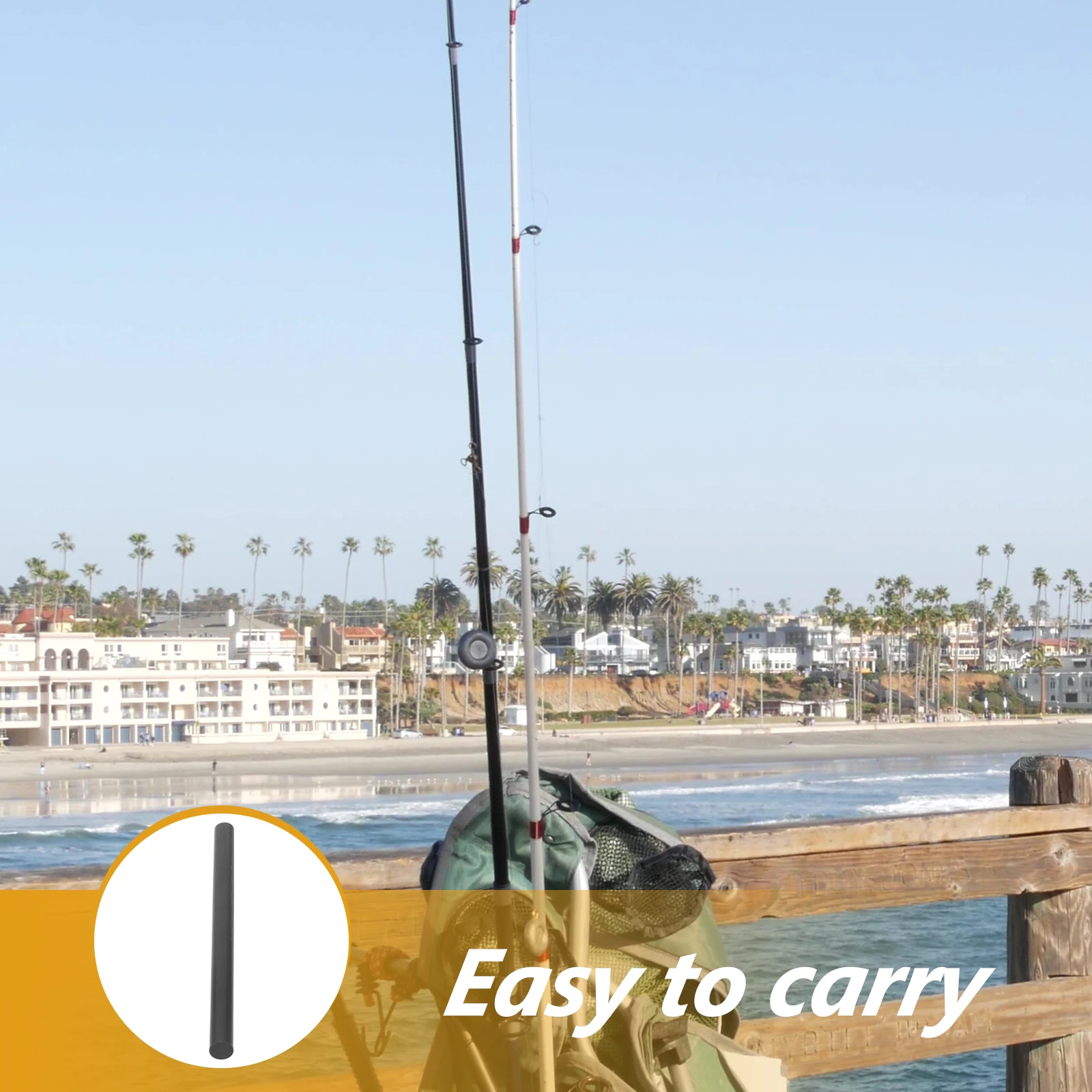 

Fishing Rod Repair Kit Inserts Carbon Fibre Telescoping Extension Pole with Fiber Sticks