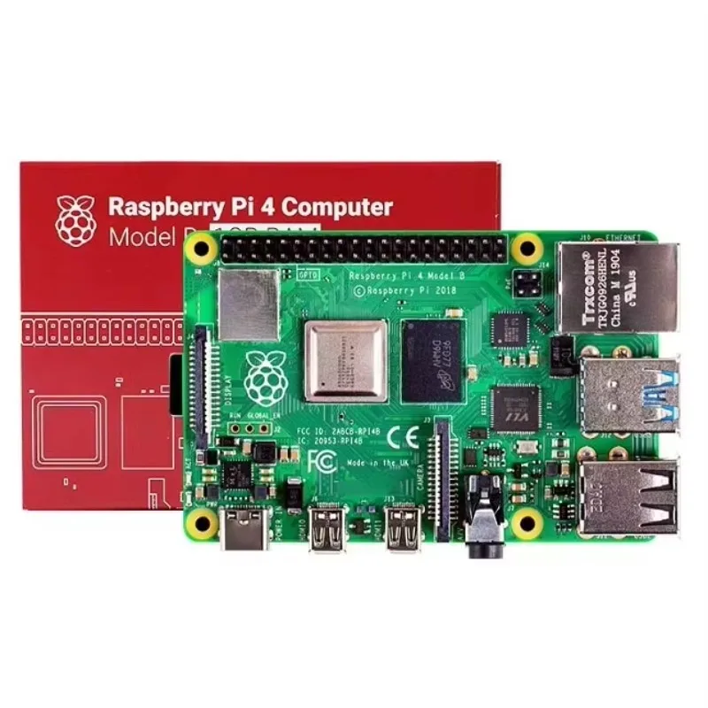 【Hot Sale】Latest Raspberry Pi 4 Model B 2GB 4GB 8GB Mini PC 64-bit 1.5GHz Quad-core Processor 4K Dual Dual With BT Development B