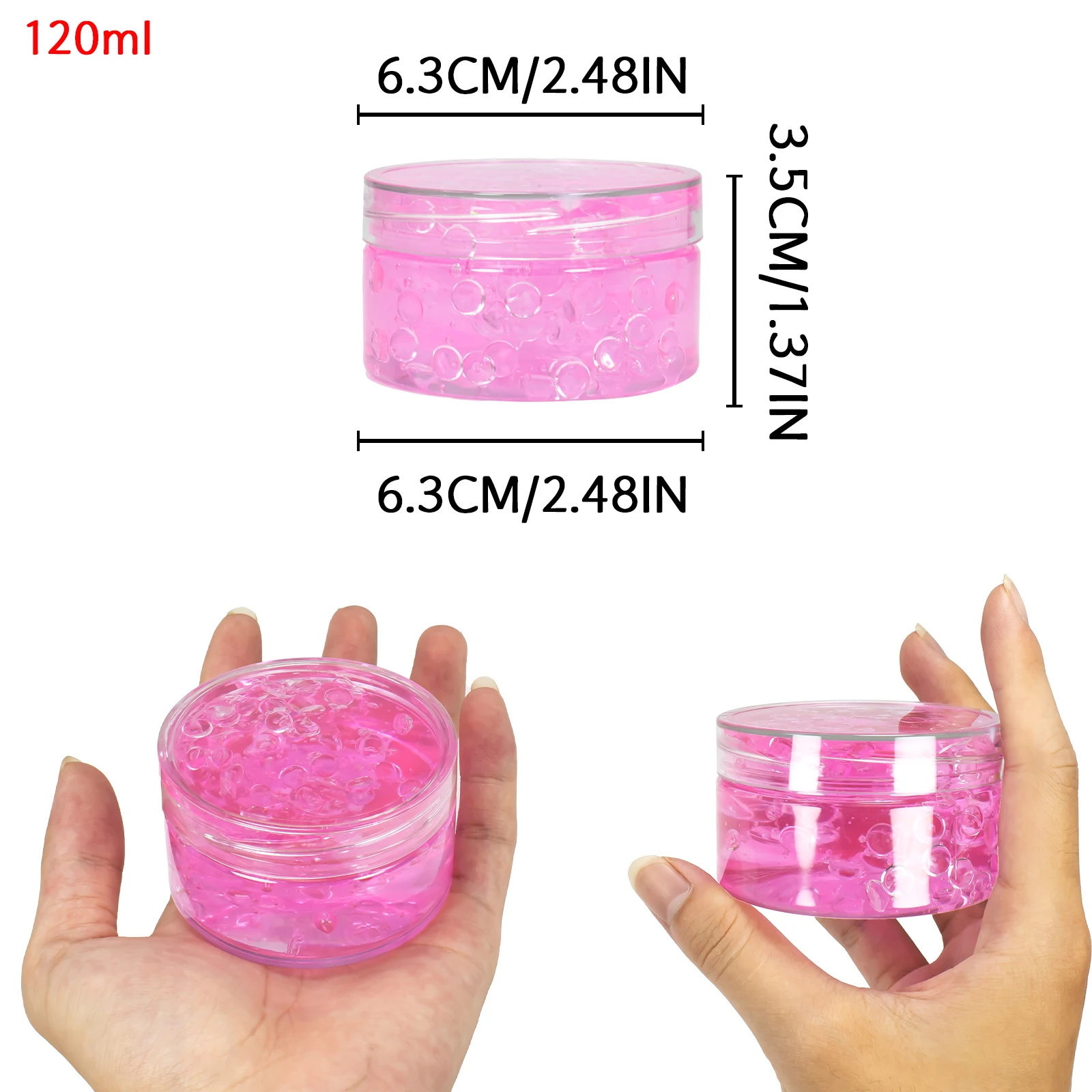 120ml Scented Clear Slime Kit Toy with Duck accessories, Stretchy & Non-Sticky Crystal Slime Pack Gift for Party Present Favors