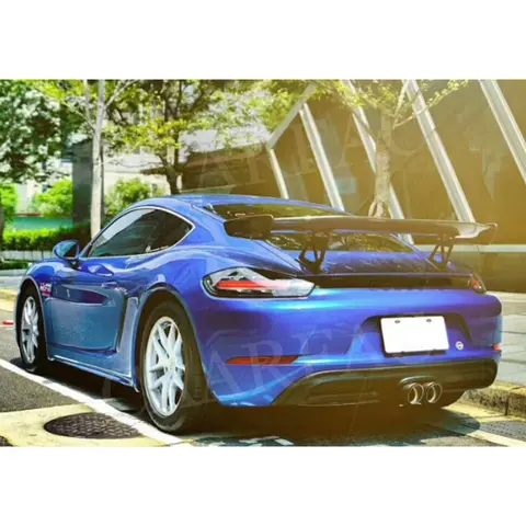 12 best sales porsche cayman 987 rear spoiler - №11