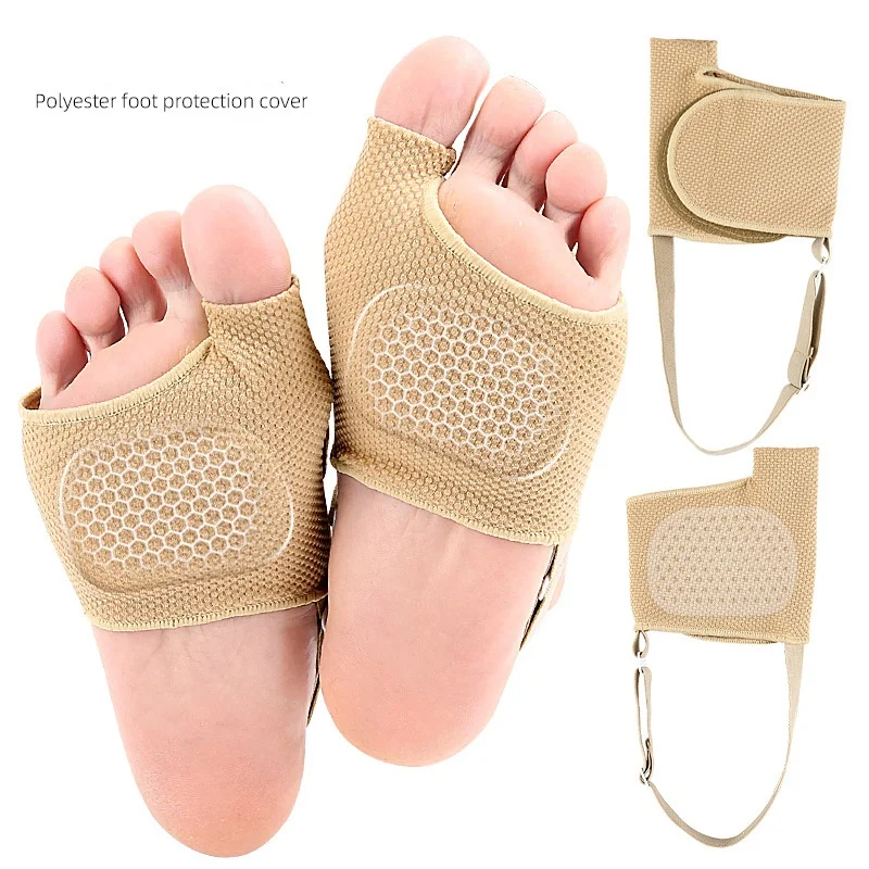 Walking And Standing Forefoot Pads SEBS Soft Shock Absorbing Half Size Pads Metatarsal Pads Adjustable Foot Pads