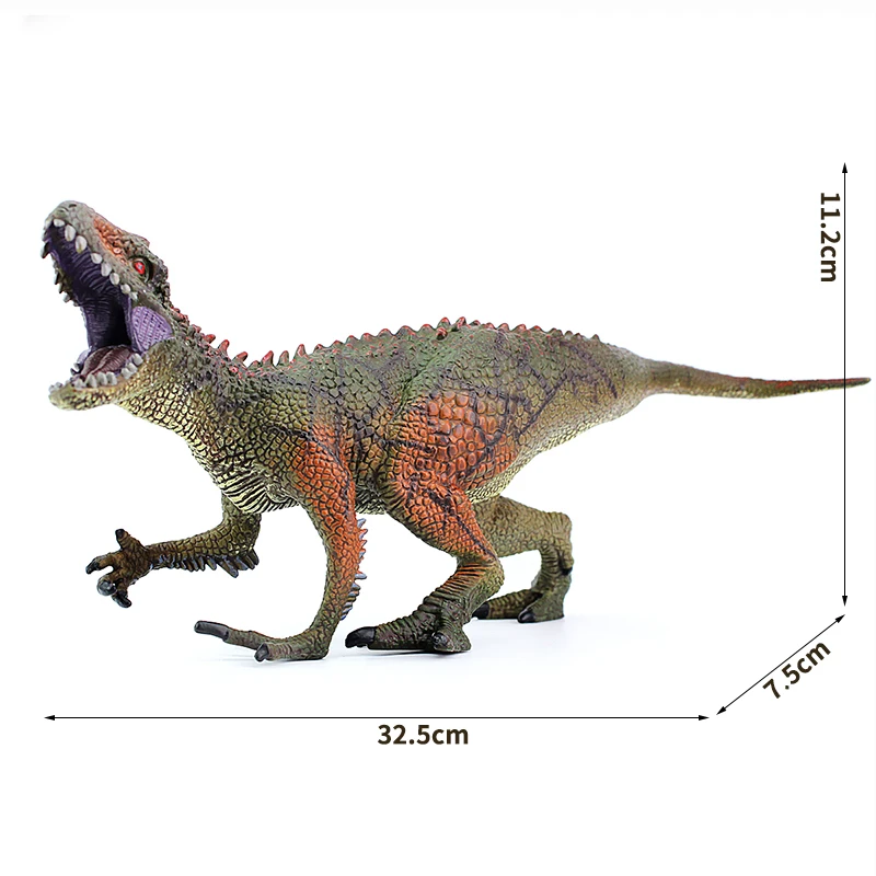 ฟิกเกอร์คาร์คารอโดนทอซอรัส - ฟิกเกอร์ไดโนเสาร์ยุคจูราสสิค - ของเล่นเสริมพัฒนาการสำหรับเด็กชาย เด็กหญิง และเด็กอายุ 3 ปีขึ้นไป