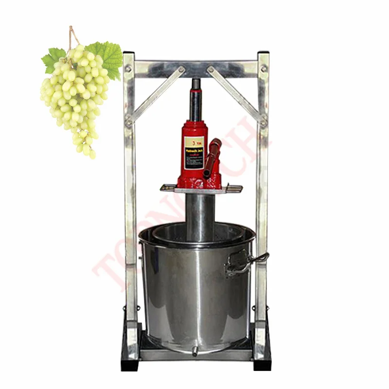 Hand Fruit Juice Cold Press Juicing Machine Commercial 304 Stainless Steel Jack Manual Grape Pulp Juicer