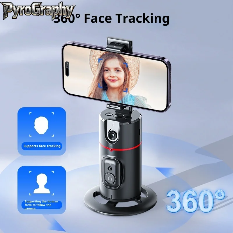 

Интеллектуальный подвес для пирографии с искусственным интеллектом и распознаванием лиц на 360° ° Стабилизатор мобильного телефона Настольный кронштейн для селфи Артефакт