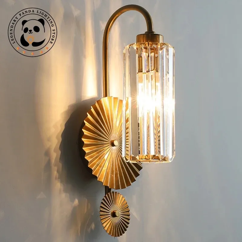 postmodern luxo cristal led lampadas de parede sala de estar e decoracao do quarto art sconces tv backgound high end luzes de parede 01