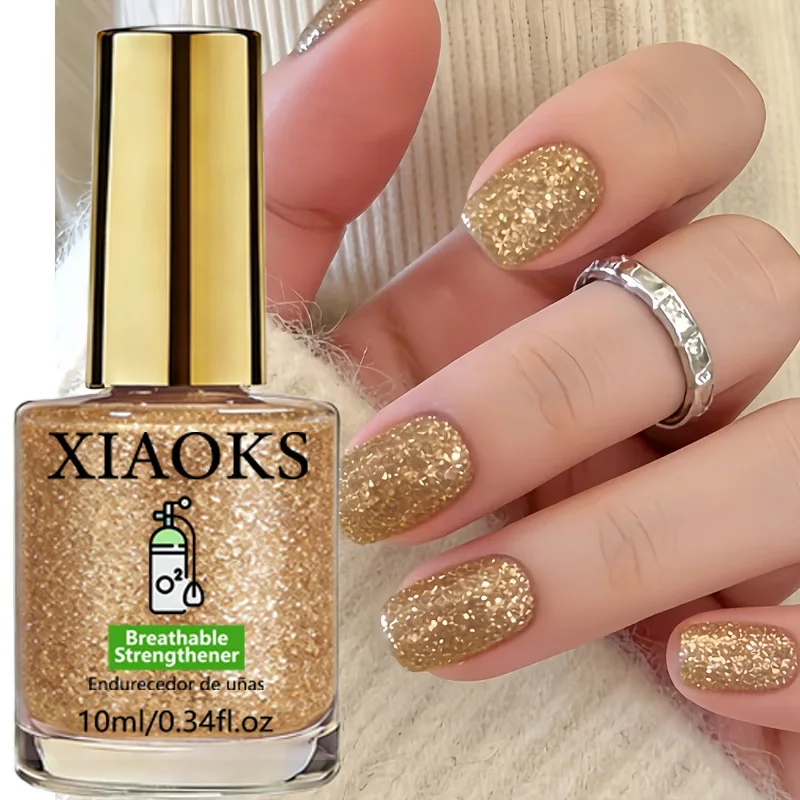 Gold Glitter Nail Polish, with a Golden Glitter Effect, Rich and Full Color, Gives a Luxurious Shine, Smooth and Even Application, Quick-Drying and Forms a Film, Long-Lasting and Does Not Fade Easily, Does Not Wrinkle, Has a Glossy and Layered Finish, Suitable for Daily and Party Nail Art, Easy to Apply, Suitable for Various Skin Tones and Style Preferences, Can Be Used in Nail Salons and at Home, Easy to Remove Without Residue, Formula Is Gentle and Safe, Suitable for Gifting.