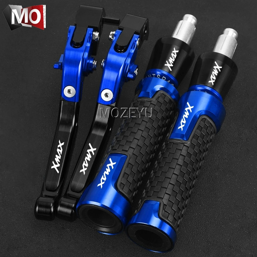 

For YAMAHA XMAX 125 250 400 XMAX250 XMAX400 2009-2019 2018 2017 Motorcycle Brake Clutch Levers 22mm Hand Handlebar grips ends