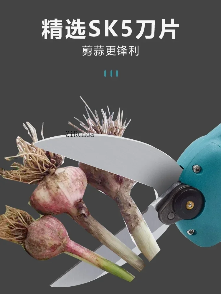 ~~Knoblauch-Essenz-Trimmer, Schere mit frischem Knoblauch-Lithium-Batterie, die neueste elektrische Schere
