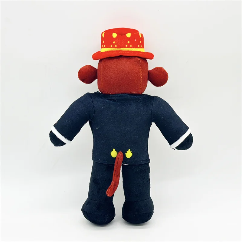 Jogo rouba um cérebro sammy jandel brinquedo de pelúcia boneca de pelúcia animal macio anime chapéu dos desenhos animados macaco para fãs aniversário presentes de natal