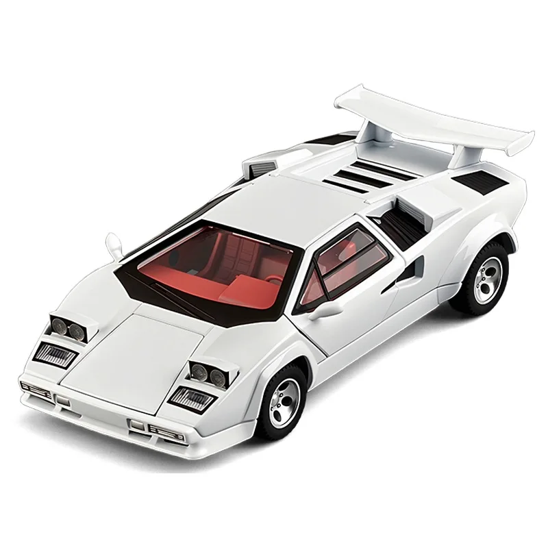 1:32 Lambo 500S Simulation Alloy Sports Car Model Sound and Light Pull Back Multi-door Toy Wholesale