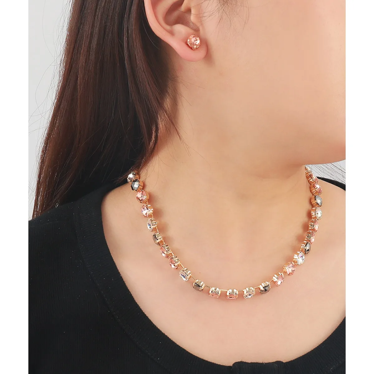 Multi Layer Stacked Necklace Cord Metal Chain Coin Pearl Charms Women Vintage Bohemian Oversized Statement Fashion