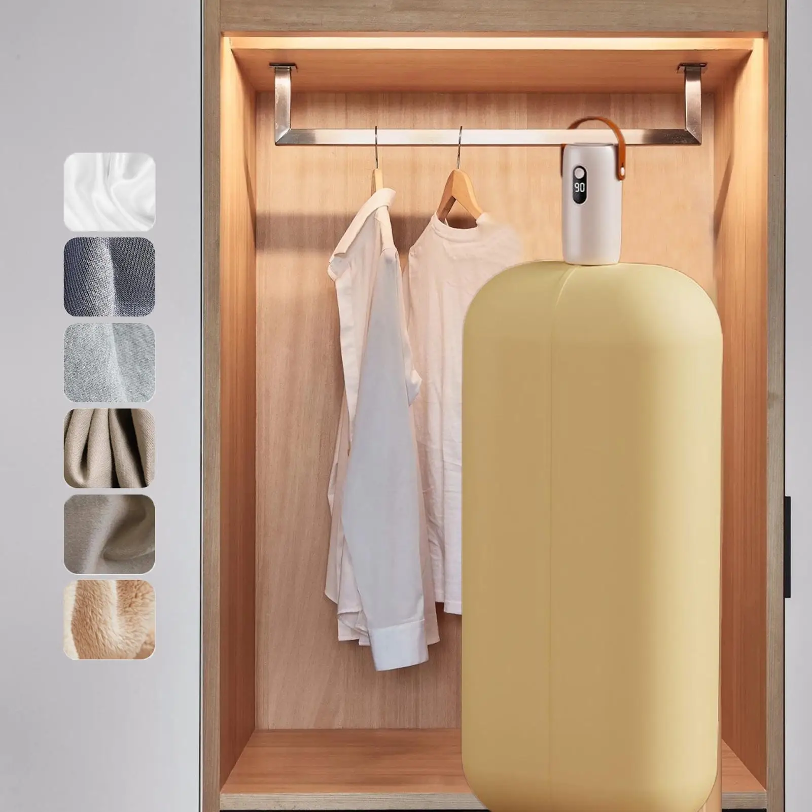مجفف ملابس محمول، ماكينة مجفف محمولة قابلة للطي، ماكينة غسيل كهربائية، تجفيف سريع للملابس القماشية في الأماكن المغلقة #2