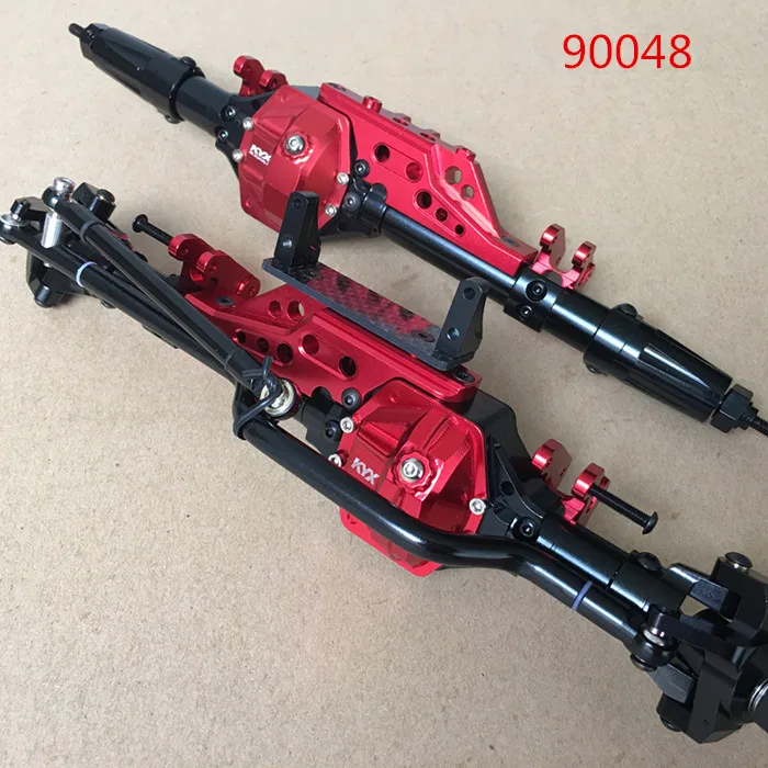 Metal Axle Front and rear axle assembly set For 1/10 RC Crawler Car Axial Wraith Ghost RR10 90048 Upgrade Accessories