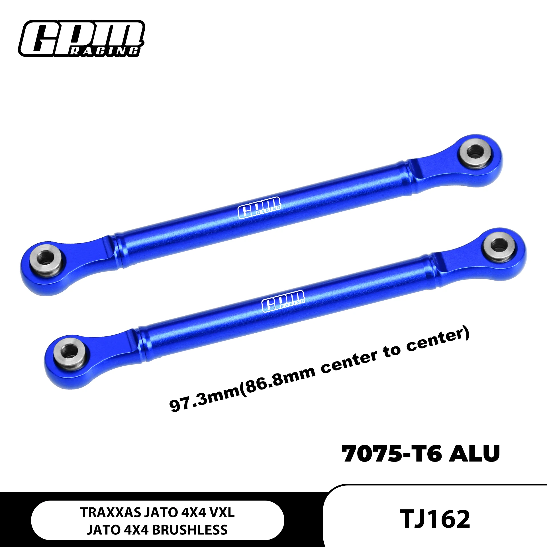 GPM 7075 Alloy Front Steering Toe Links For 90386-4 TRAXXAS 1/8 JATO 4X4 VXL 9027