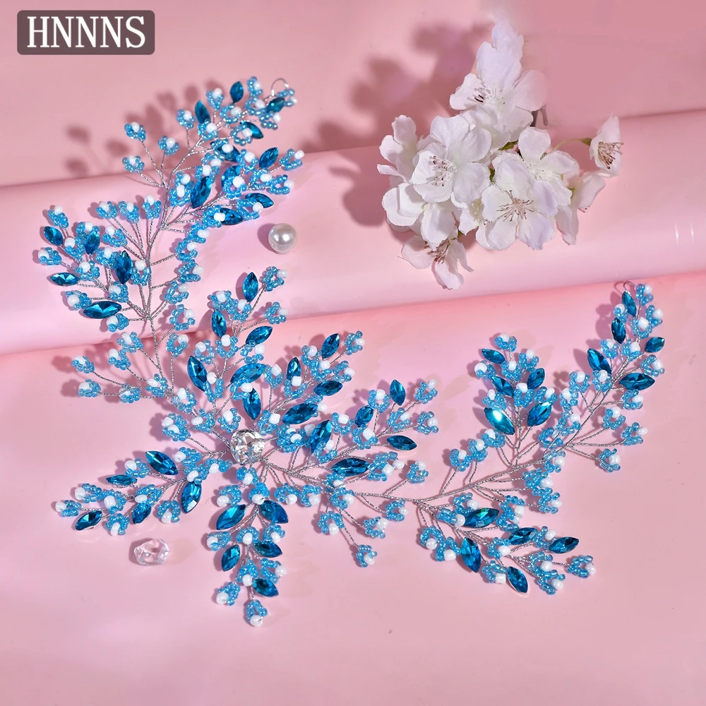 TOPQUEEN الفاخرة الزفاف حجر الراين عقال المنسوجة يدويا رائعة المرأة مأدبة الرقص حفلة إكسسوارات الشعر YXA288 #3