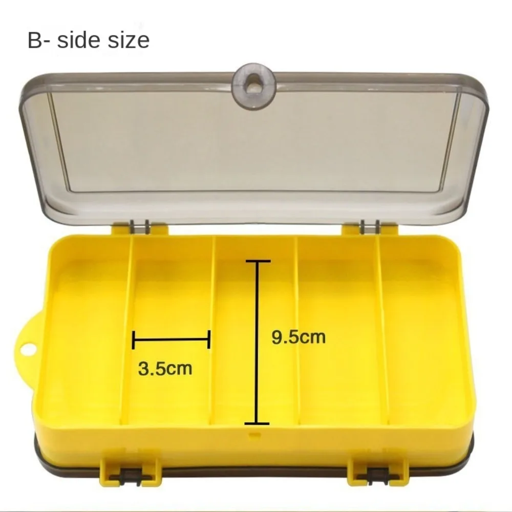 

Double-sided Double Sided Fishing Tackle Box Multi Compartments Sturdy Construction Fishing Storage Boxes Convenient