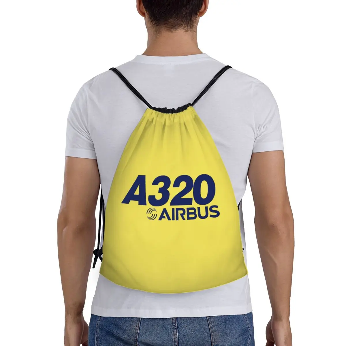 

Airbus A320 Logo Backpacks Multi-function Portable Drawstring Bags Sports Bag Book Bags For Man Woman School