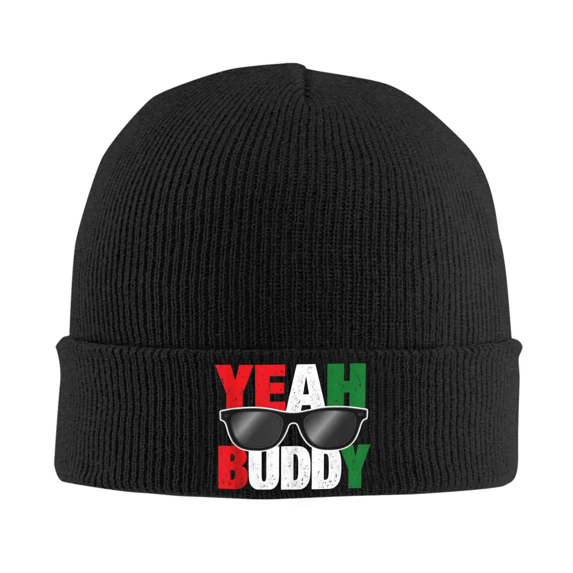Yeah Buddy Funny Beanie Hats  Bonnet Hats Men Women Cute Outdoor Sport Knit Hat Winter Printed Head Wrap Caps