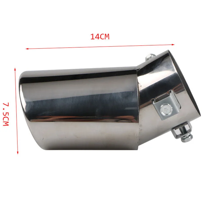 رأس كاتم صوت عادم السيارة من الفولاذ المقاوم للصدأ ، أنبوب خلفي ، أنبوب خلفي ، ملحقات السيارة ، الدراجات النارية والدراجات النارية ، تخفيضات كبيرة