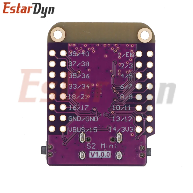 S2 Mini V1.0.0 WIFI IOT Board based ESP32-S2FN4R2 ESP32-S2 4MB FLASH 2MB PSRAM MicroPython Arduino Compatible