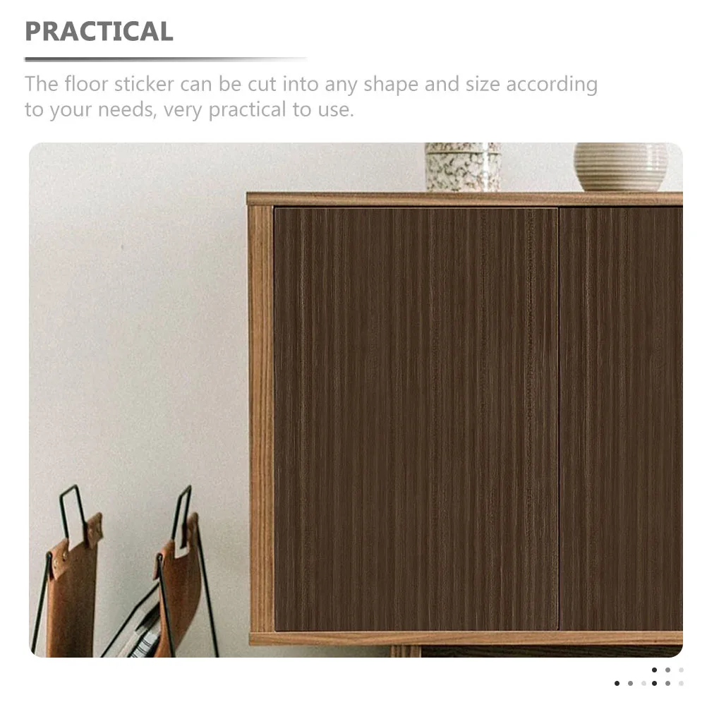 ملصق أرضية من الخشب المحبب مقاوم للماء من مادة PVC قابل للتقشير واللصق للاستخدام الداخلي والخارجي والأرضيات المقاومة للخدش وسهلة التنظيف