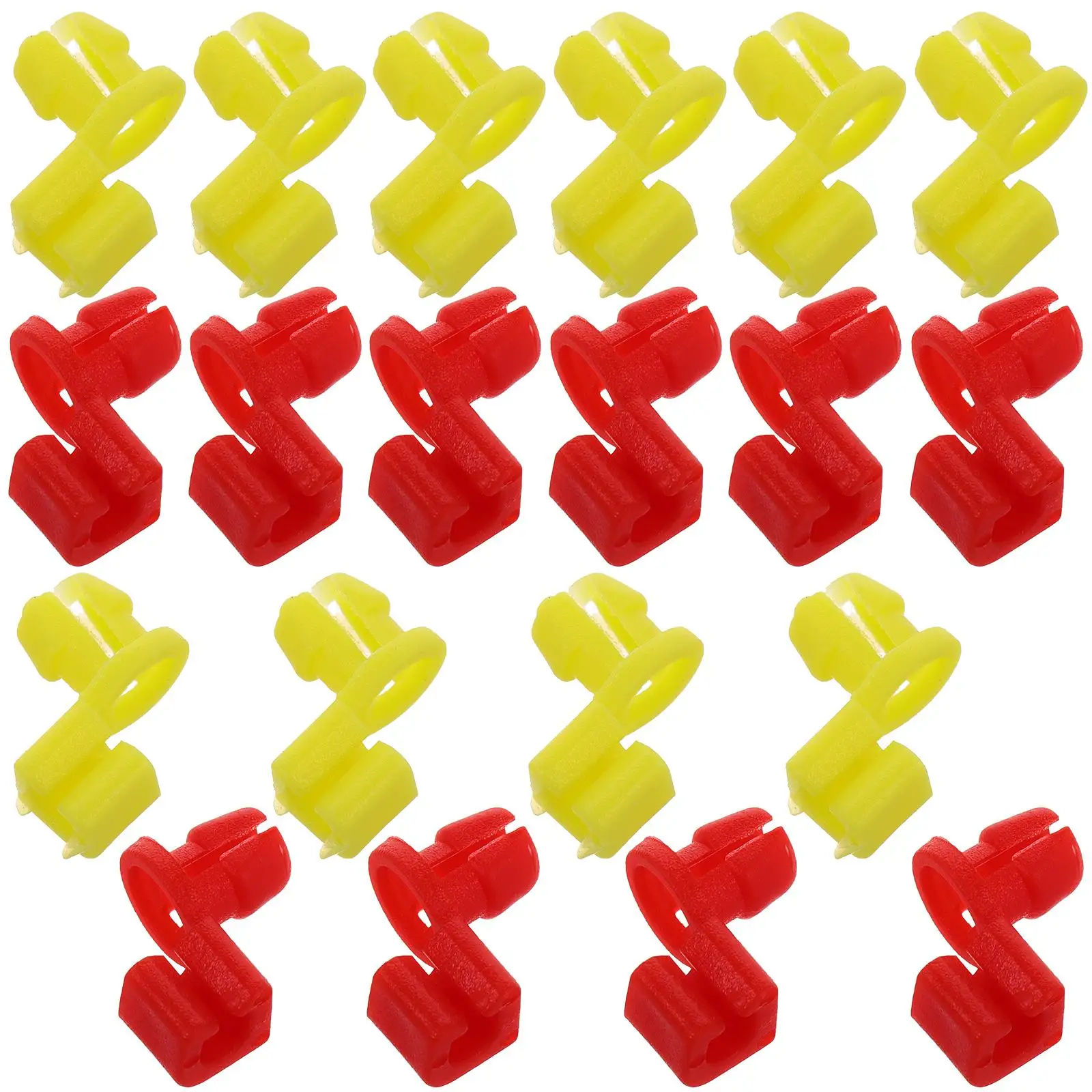 

20pcs Door Clips 4mm Plastic Car Truck Accessories Tailgate Handle Replacement Durable Vibrant Colors