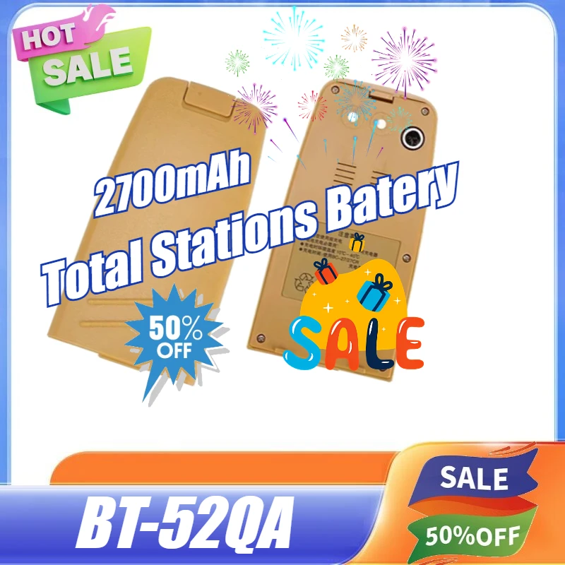 BT-52QA BT-52Q BT52Q BT52QA Ni-MH Rechargeable Battery for GTS-330/3000 /310/332 GPT -3000 3200 3100 Series Total Stations 3 PIN