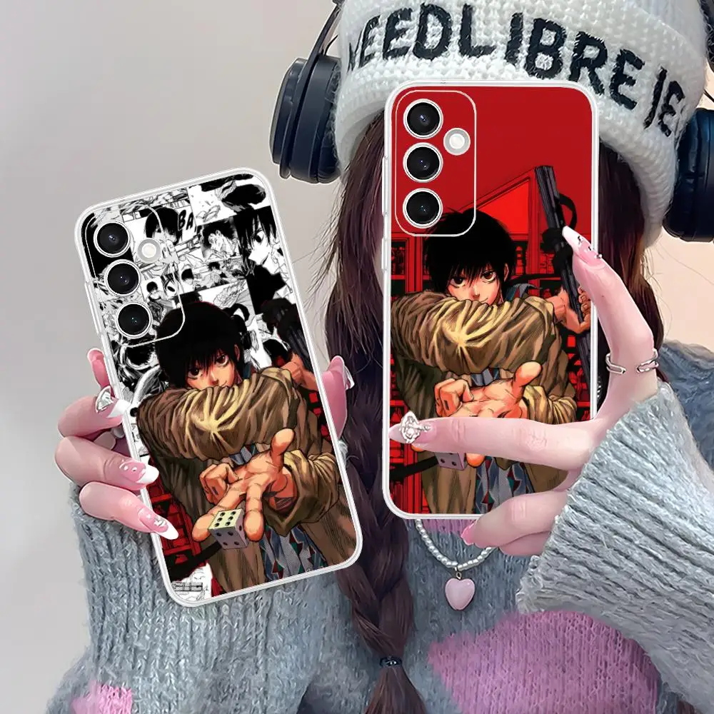 Sakamoto Days Nagumo Phone Case for Samsung Galaxy S25 S24 S23 S22 S21Plus FE Ultra Soft TPU Clear Shockproof Cover