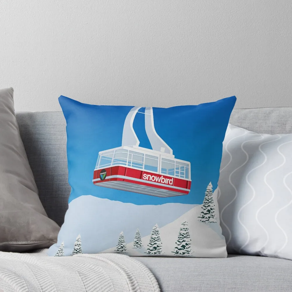 Snowbird Ski Resort Throw Pillow Cusions Cover Pillow Cases Sofa Cushions Cover Christmas Covers