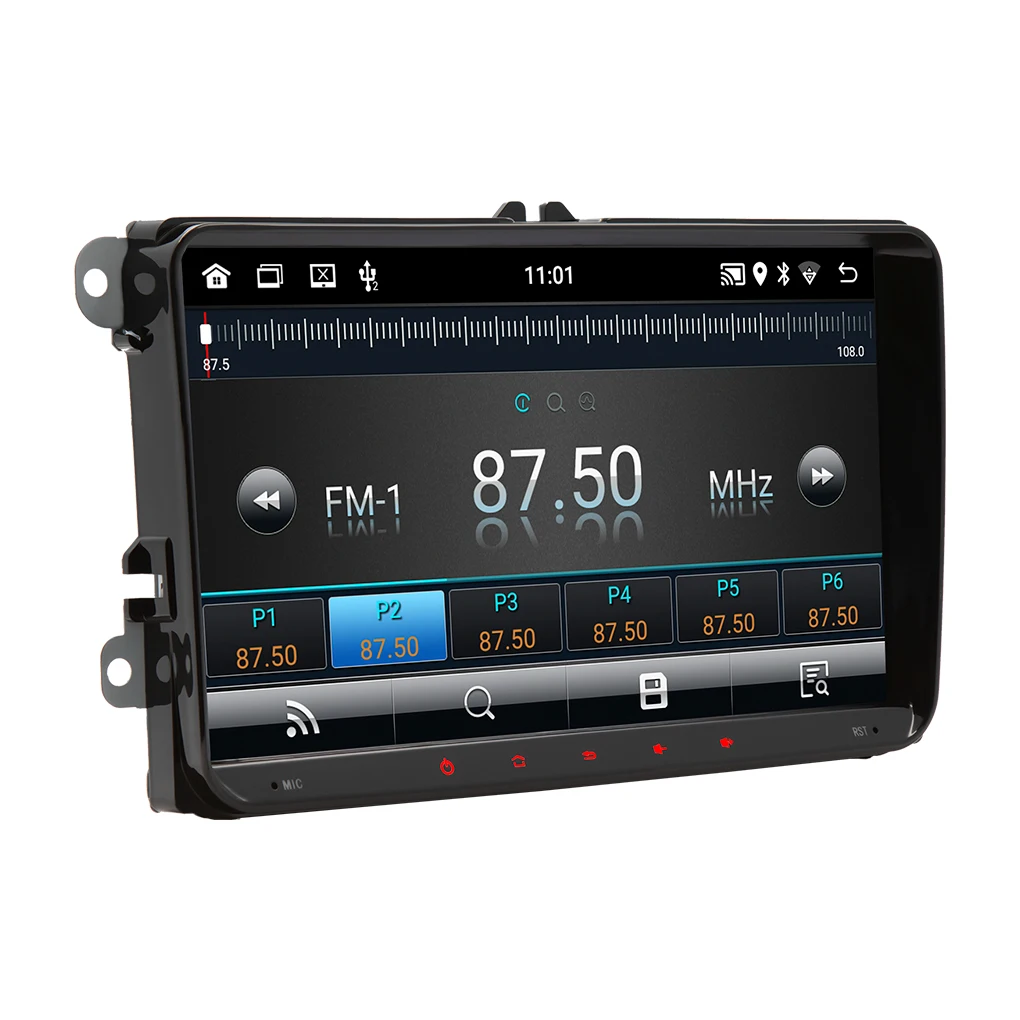 

9" 2Din Android IPS Car Radio CarPlay Android 14 Car Stereo Radio WIFI GPS Multimedia Player For VW GOLF MK5 MK6