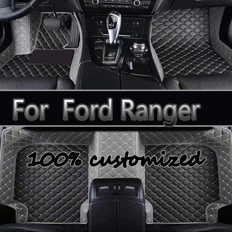 

Для Ford Ranger 2023 2022 2021 2020 2019 2018 2017 2016 2015 2014 2013 2012 автомобильные коврики для салона авто водонепроницаемые ковры