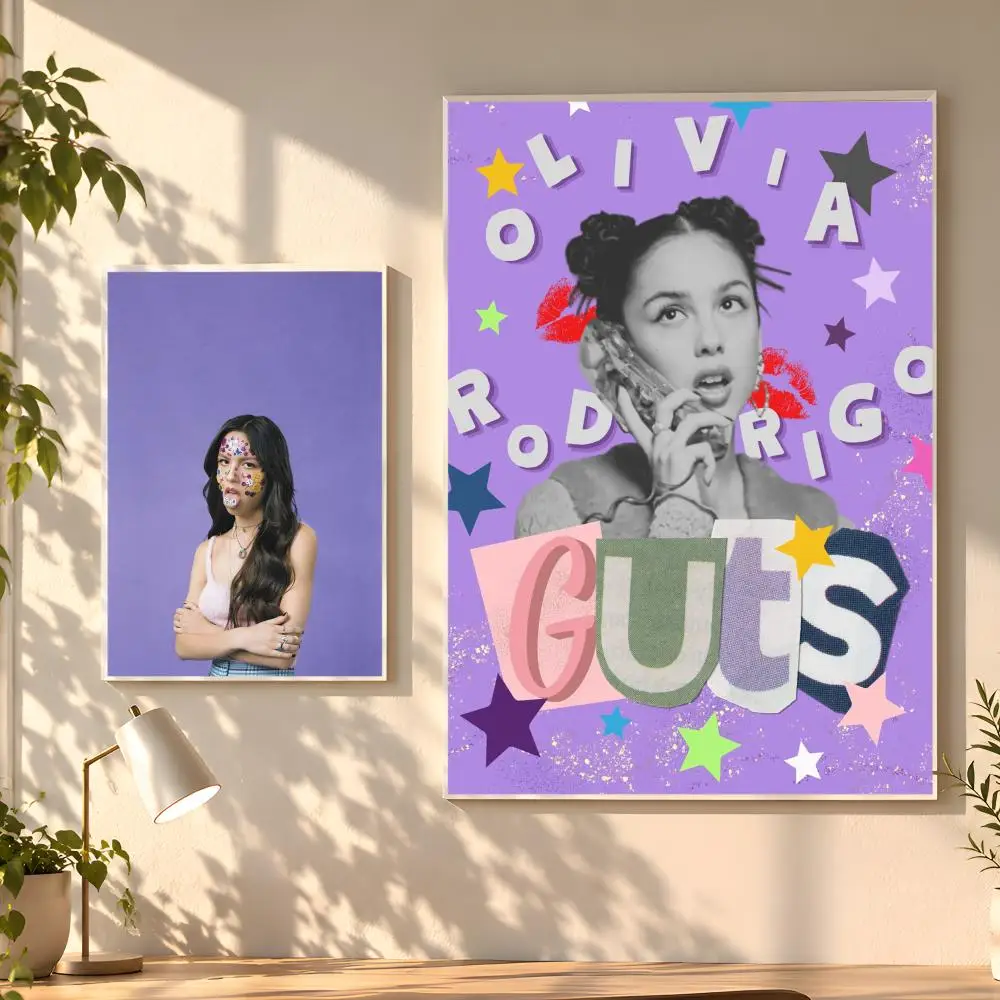 Singer O-Olivias Actor R-Rodrigos Poster Creative Room Art For Dorm Bedroom Study Apartment Home Gift