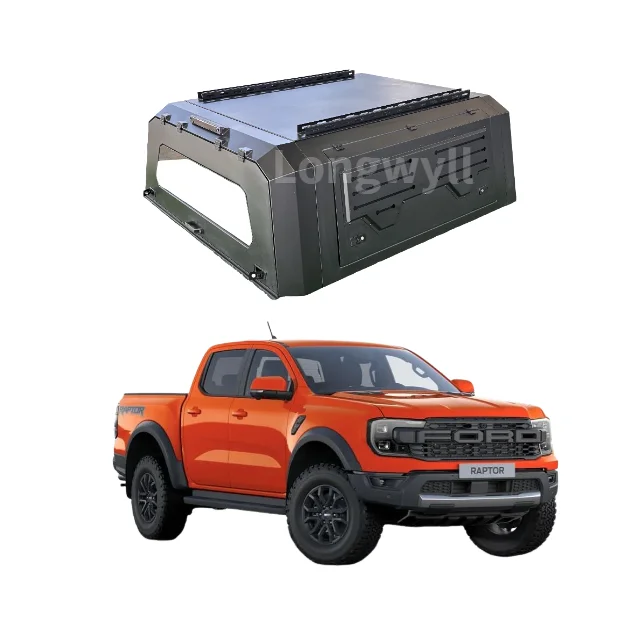 

Aluminum Smartcap Topper for Ford Ranger T9 Universal Cargo Canopy with Toolbox