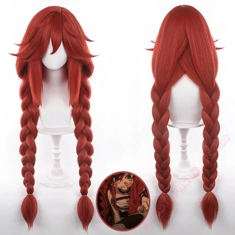 Image of Anime Gachiakuta Riyo Reaper Cosplay Perücke Rotes Zopfhaar Akuta Cleaners Hitzebeständige Faserhaarperücke Halloween Damen