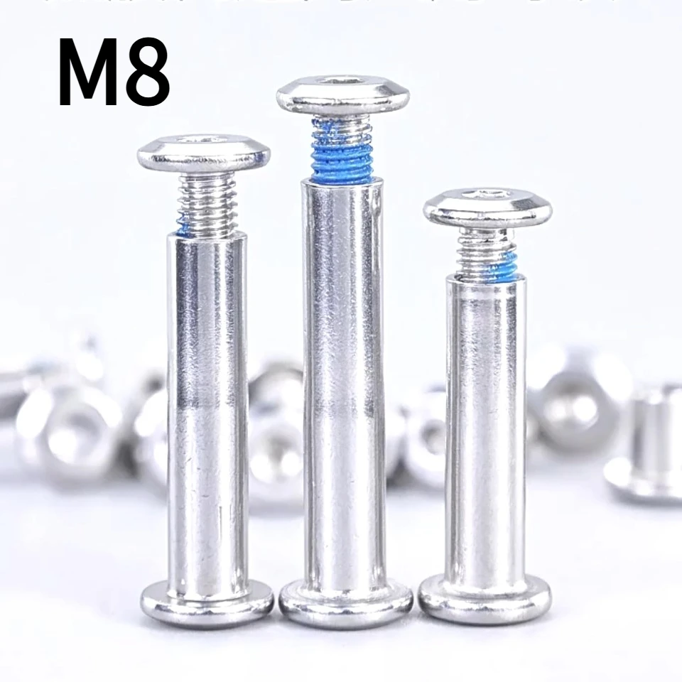 

304 Suspension M8 Bike Rear Shock Screws, Bike Lockable Bolts, Stainless Strong Screws Hardware Accessories