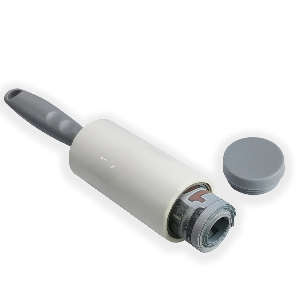 Hoge Kwaliteit Functionele Lint Roller Secret Verborgen Omleiding Veilig Geld Sieraden Abs Opslagruimte Home Security Stash Kan