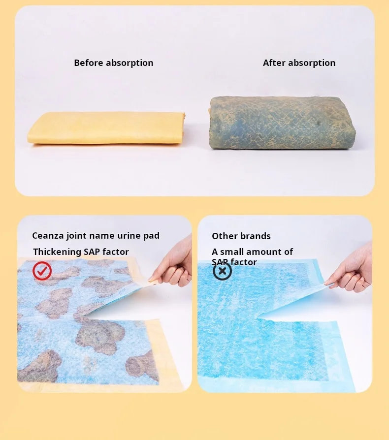 Thickened Deodorant Pet Urine Pad Dog Training Mat Fixed Urination Location Induction Dog Pee Pad accessories for rabbit dog cat - Image 3