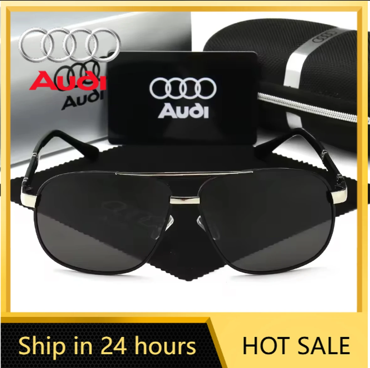 

Солнцезащитные очки 2026 года для Audi A4, A6, A8, Q5, Q7: элитные поляризационные очки для водителей, люксовый бренд, антибликовые, для мужчин и женщин