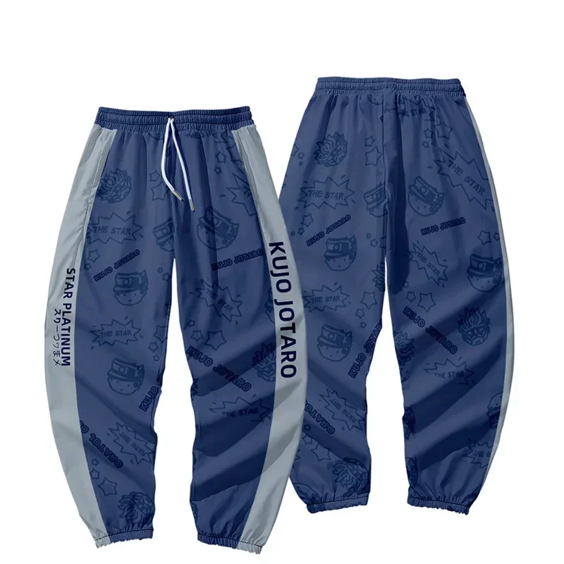 JoJo للركض المغامرات الغريبة للرجال والنساء ، بنطلون ثلاثي الأبعاد ، بنطلون رياضي هيب هوب ، كيرا يوشكاج روهان ، كيشيبي ، كوجو جوتارو زي تنكري