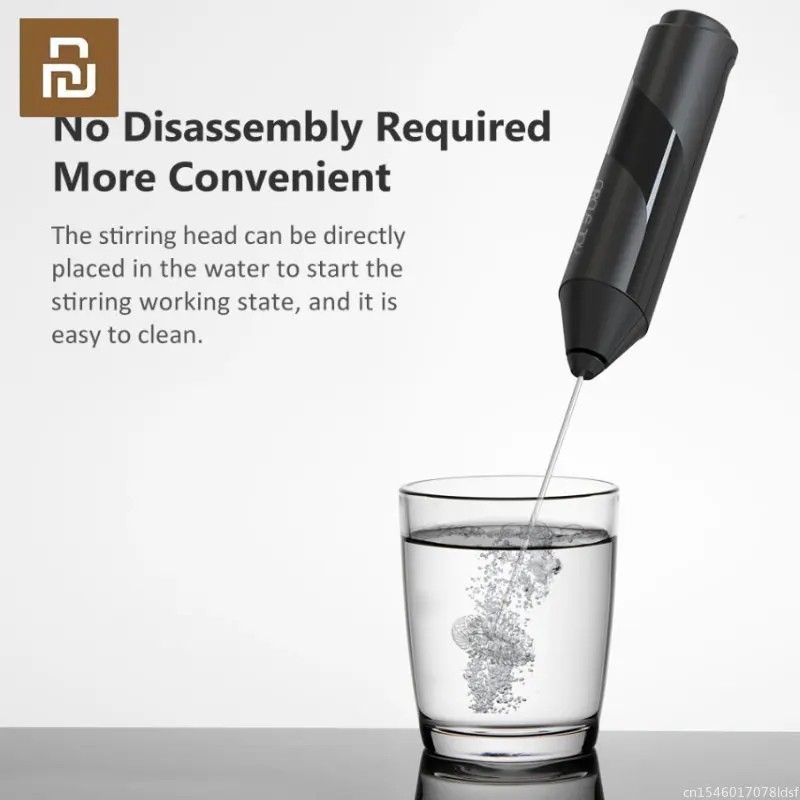 Youpin Cirkel Vreugde Elektrische Melkopschuimer Rvs Mini Blender Koffie Melk Garde Automatische Poeder Mixer Keuken Artefacten