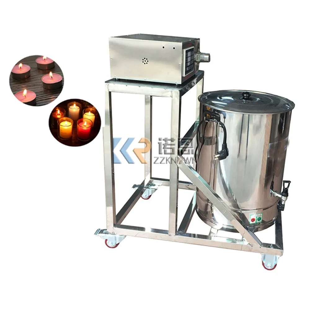 

Stainless Steel Wax Candle Filling Machine with Wax Heating Pot Temperature Adjustable Jar Candle Filler Melting Making Machine