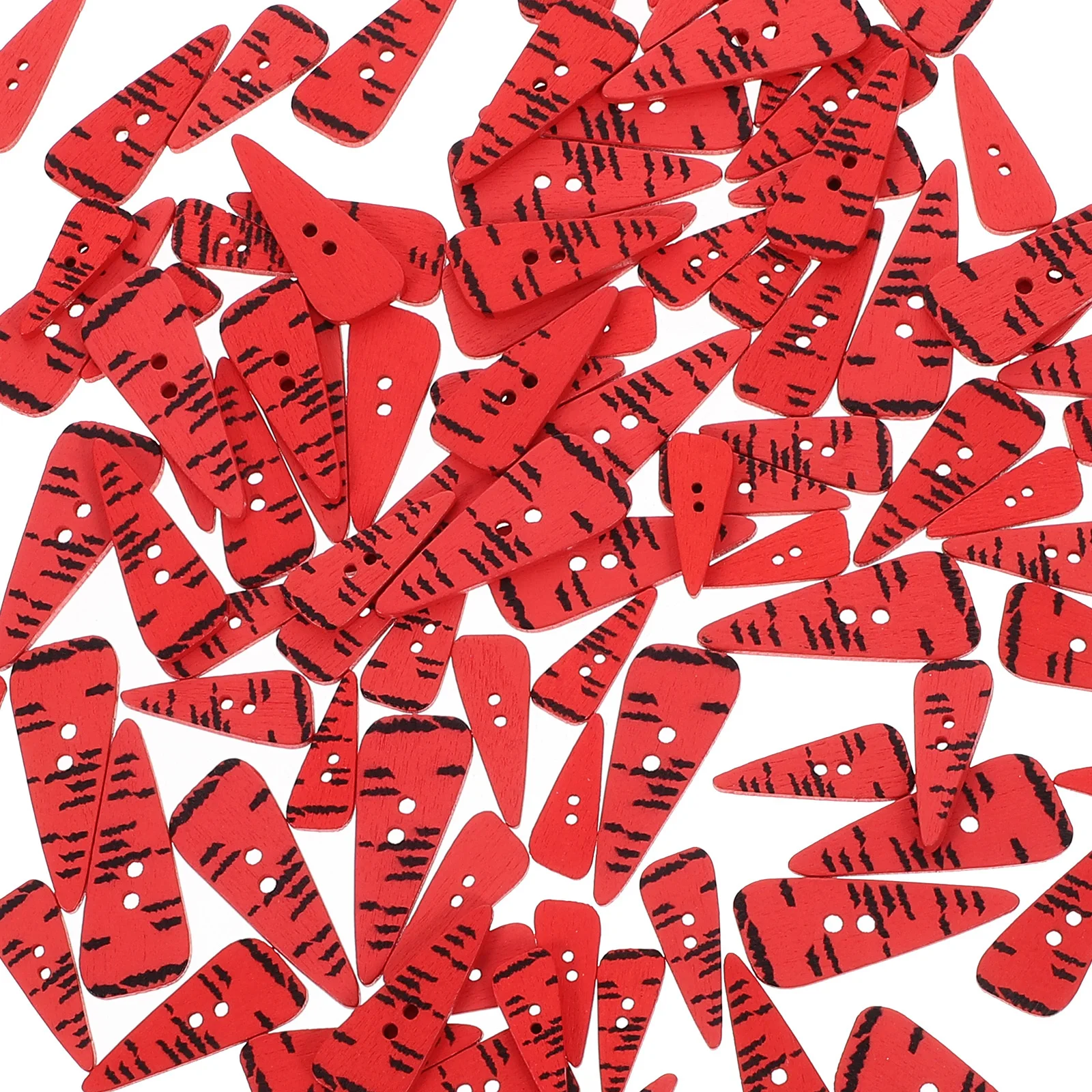 

200Pcs Wooden Buttons Cartoon Style Craft Accessories Smooth Edges DIY Sewing Weaving Handicrafts Wooden Buttons