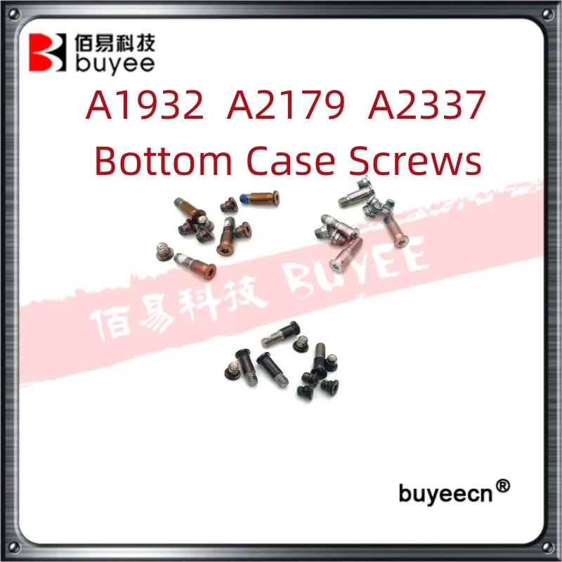 

1 Set A2179 Laptop Bottom Case Screw Set Space Grey Silver Gold For Macbook Air 13" A2179 Back Cover Screw Kit Replacement