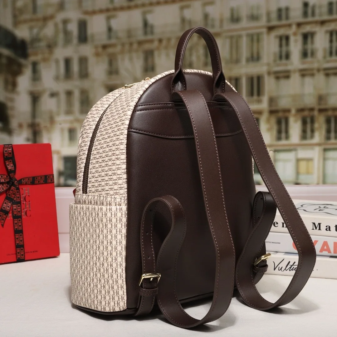 2025 Новый роскошный женский рюкзак, водостойкий повседневный рюкзак для ноутбука для работы, высококачественный рюкзак из натуральной кожи