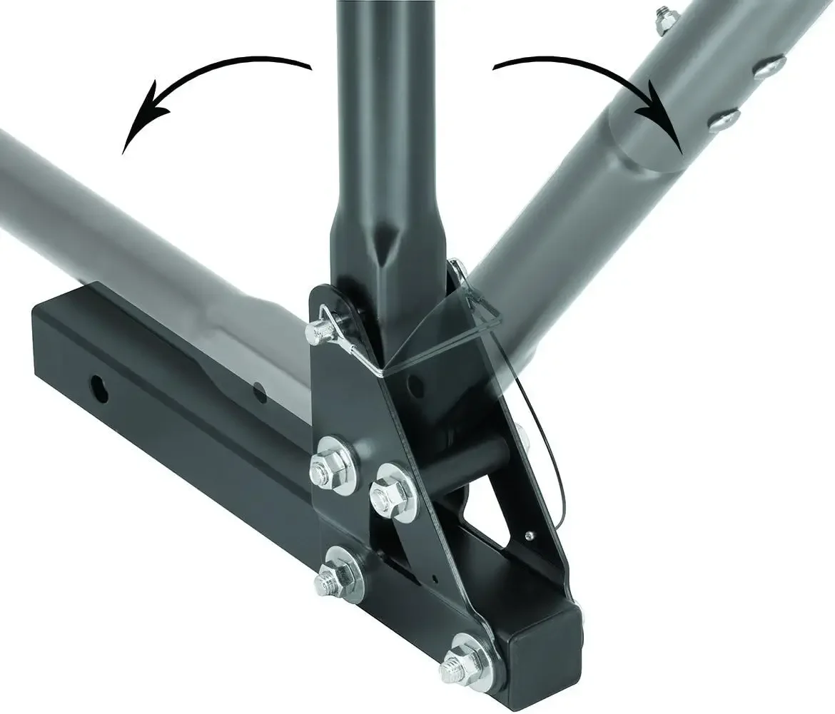 63124 Eclipse Black 2-Inch Sq. 4 Bike Carrier
