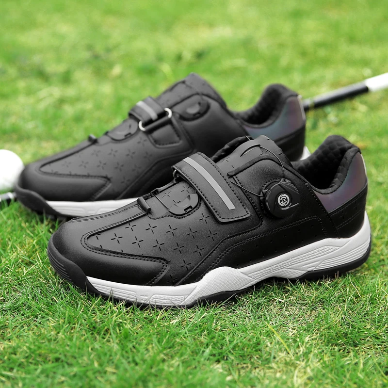 

2026 Professional Men Golf Shoes Outdoor Lawn Couples Walking Shoe Anti-Slip Unisex Golf Sneakers Big Size Athletic Men Shoe